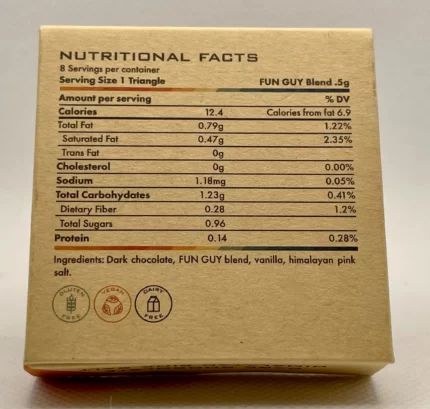 funguy chocolate bar ingredients